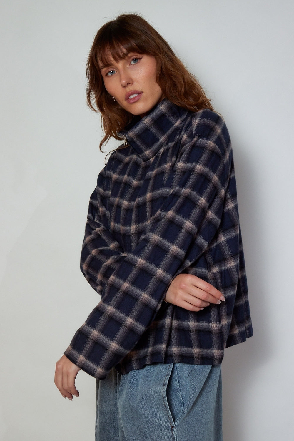 CHEMISE ROMANE BLEU