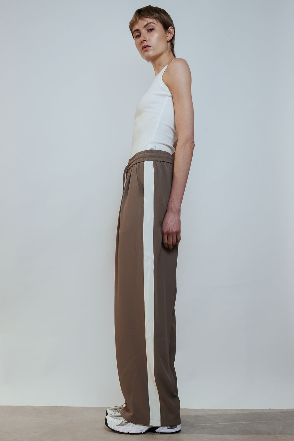 PANTALON MICA TAUPE