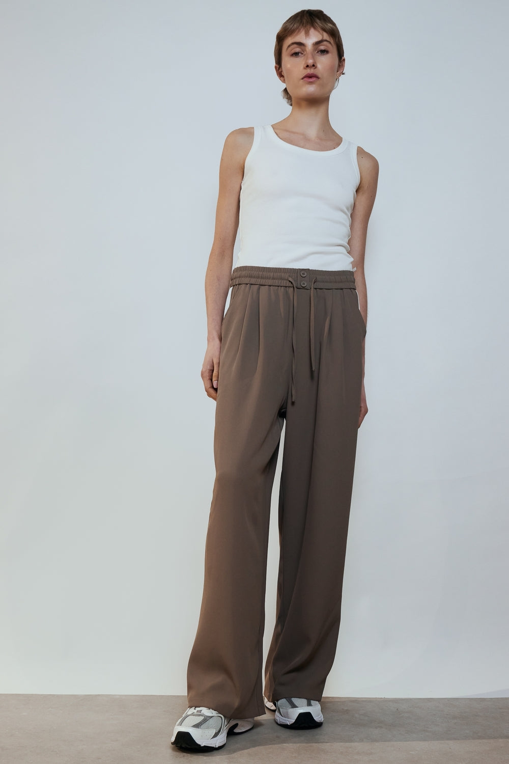 PANTALON MICA TAUPE