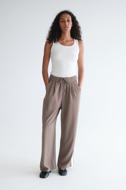 PANTALON MICA TAUPE