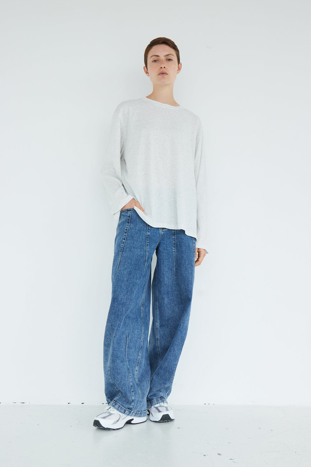 T-SHIRT MAEVE GRIS CLAIR
