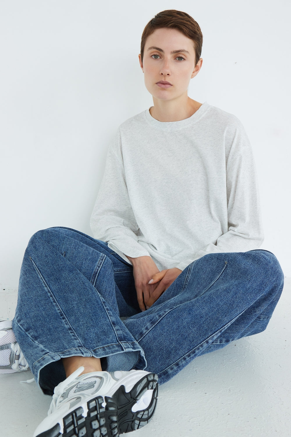 T-SHIRT MAEVE GRIS CLAIR