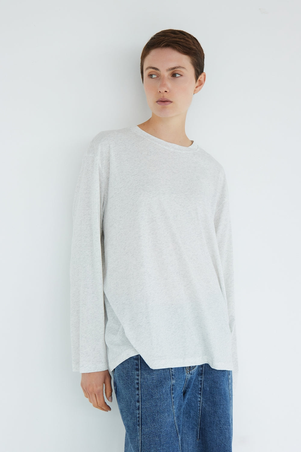 T-SHIRT MAEVE GRIS CLAIR