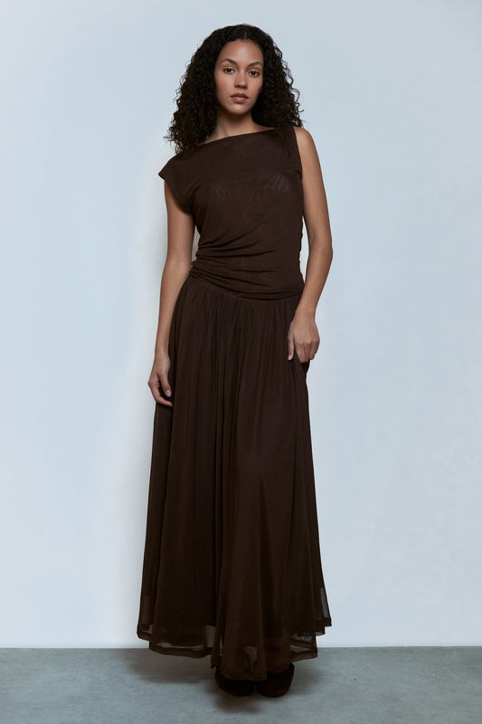 ROBE ELIANE CHOCOLAT