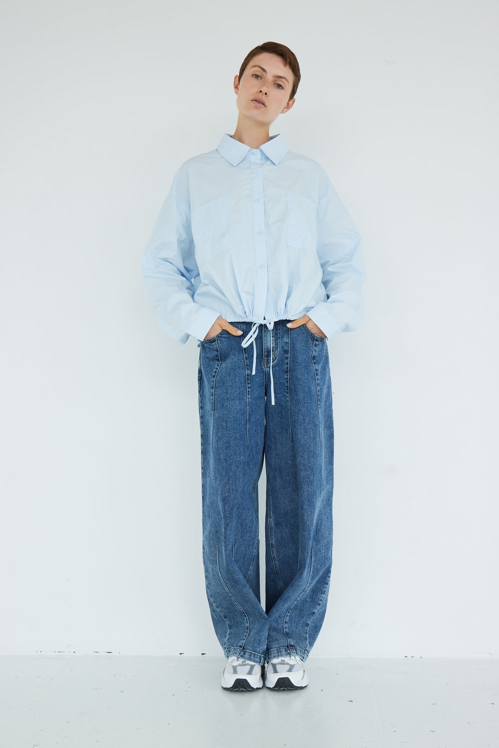 CHEMISE ORIANE BLEU