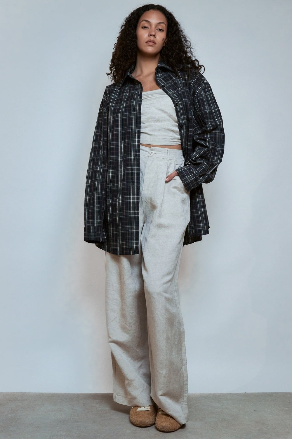 CHEMISE LENA KAKI