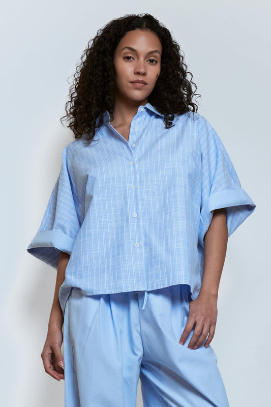 CHEMISE LAURIE BLEU
