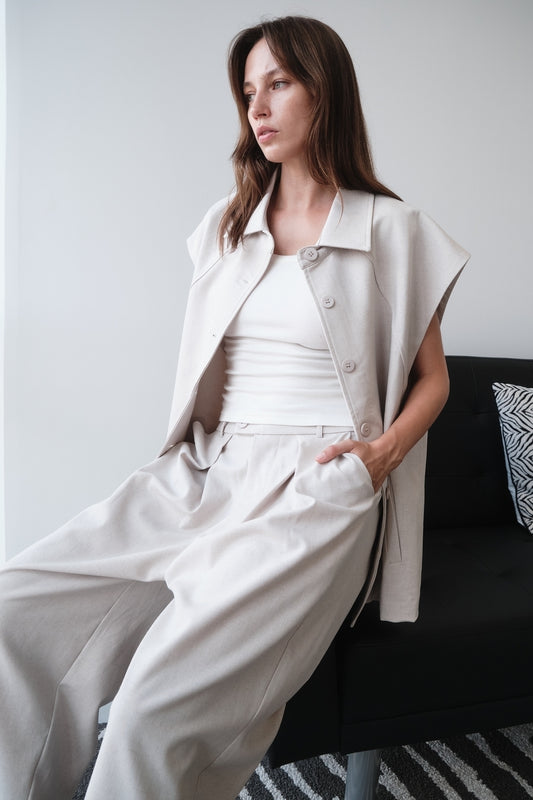 VESTE STEN CREME