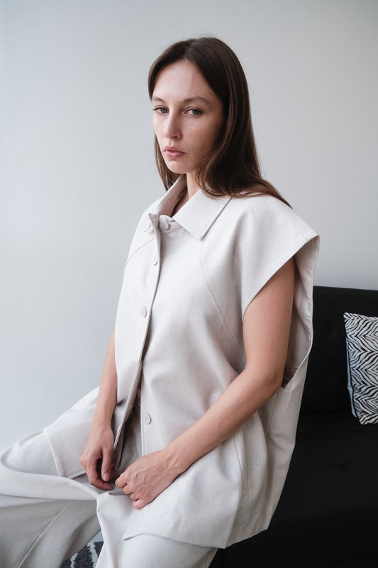 VESTE STEN CREME