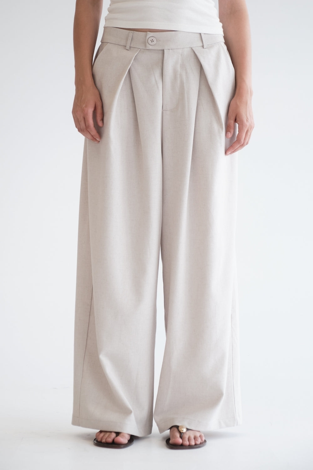 PANTALON STEN CREME