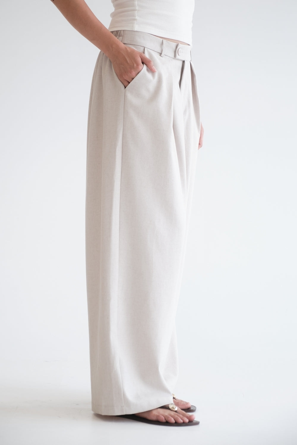 PANTALON STEN CREME