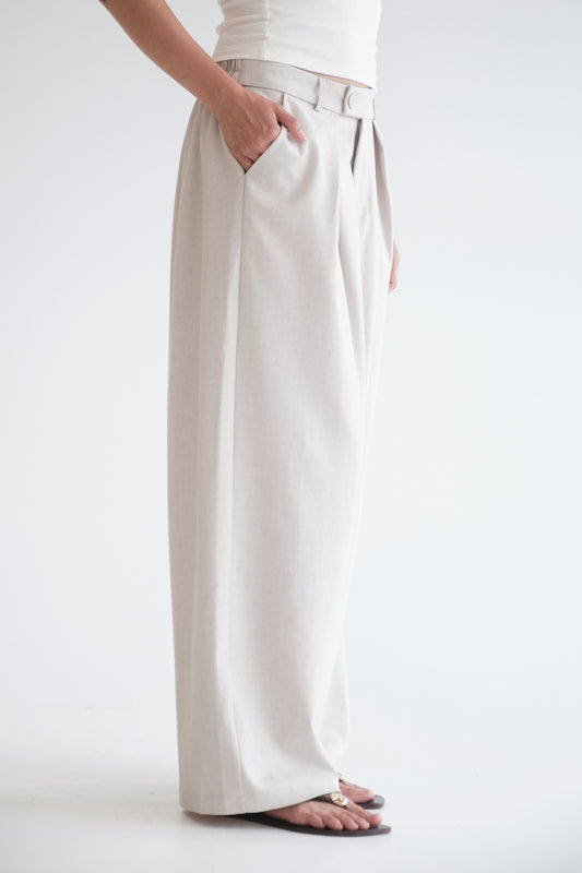 PANTALON STEN CREME