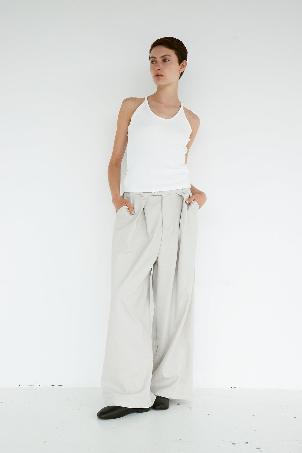 PANTALON STEN CREME