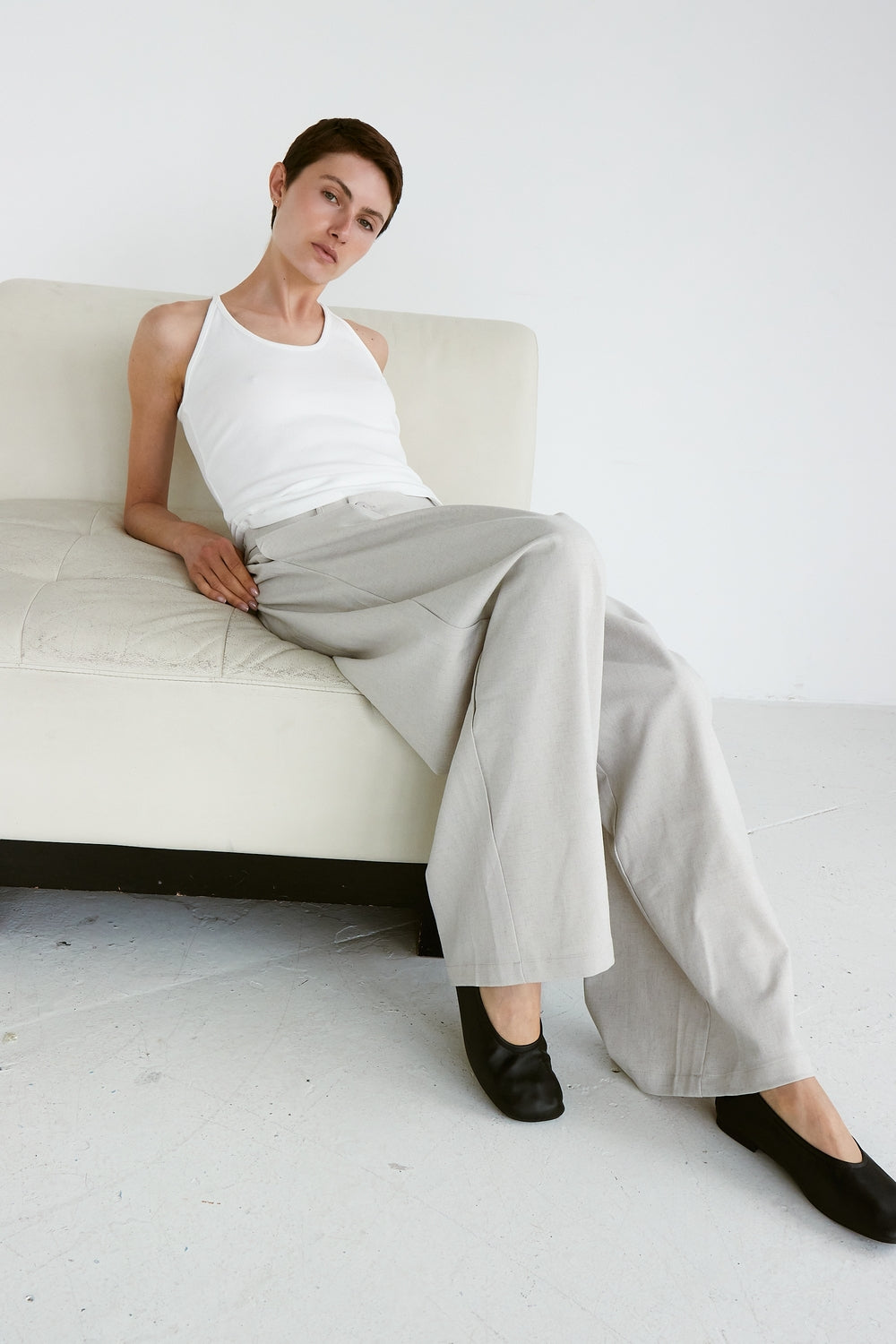 PANTALON STEN CREME