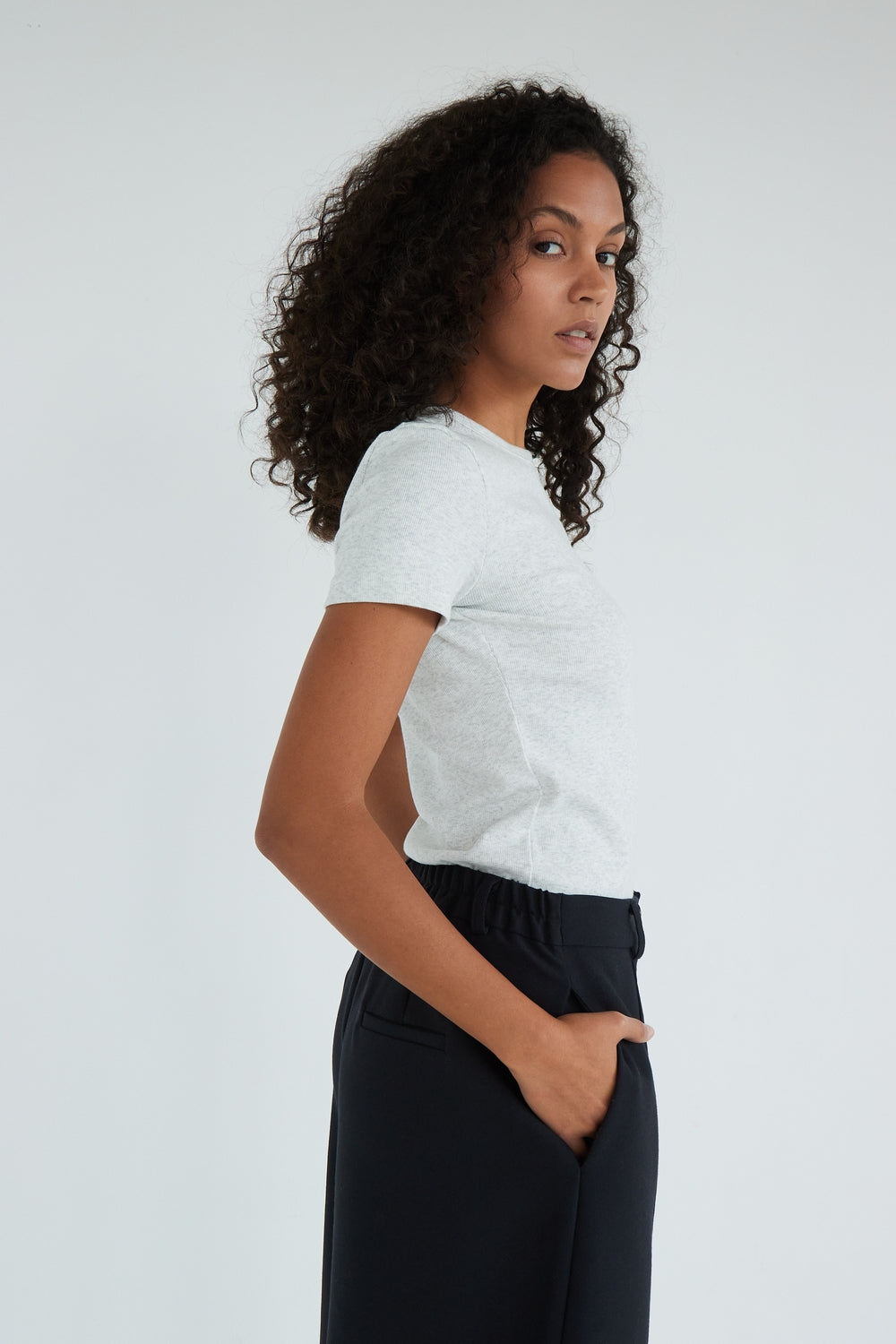 T-SHIRT ELISE GRIS