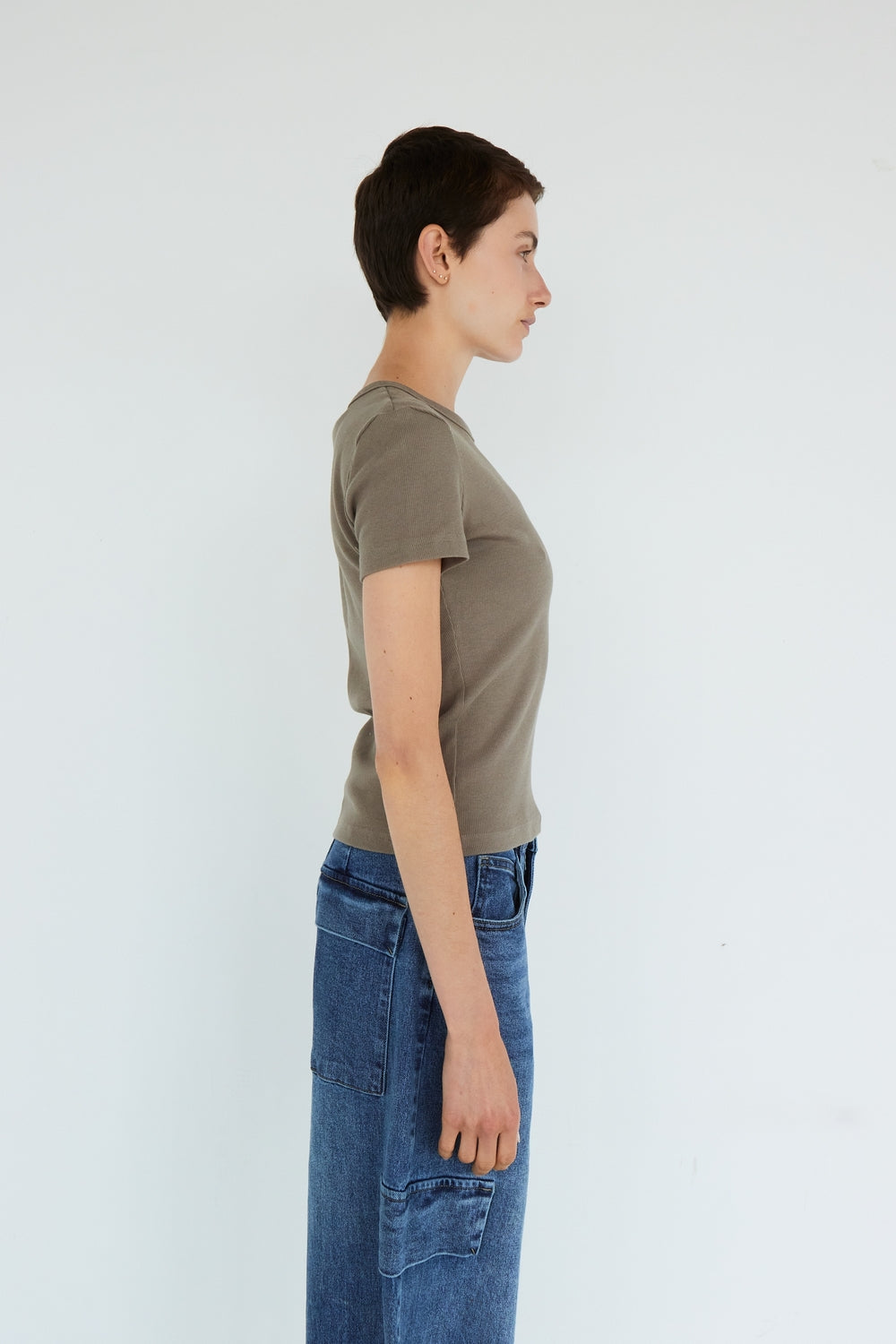 T-SHIRT ELISE KAKI