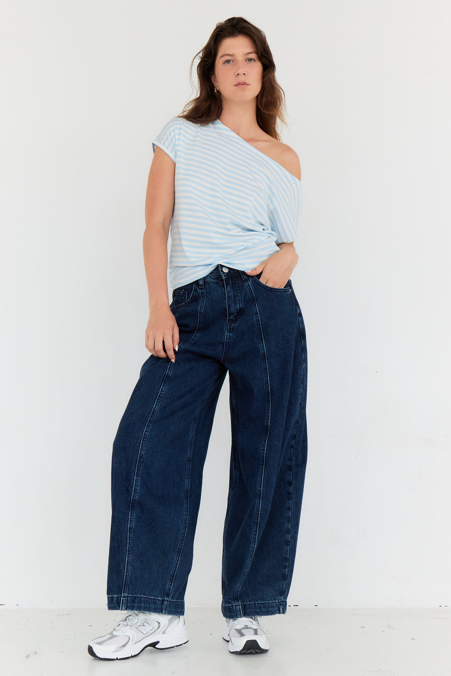T-SHIRT LISA BLEU