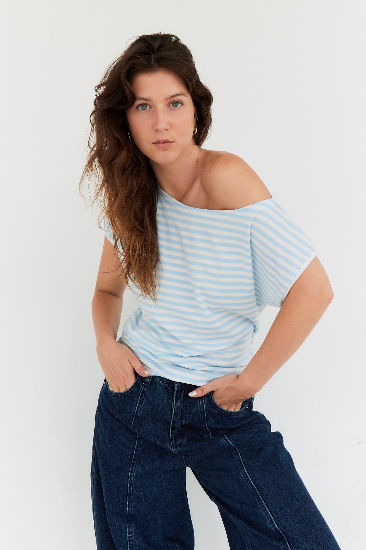 T-SHIRT LISA BLEU