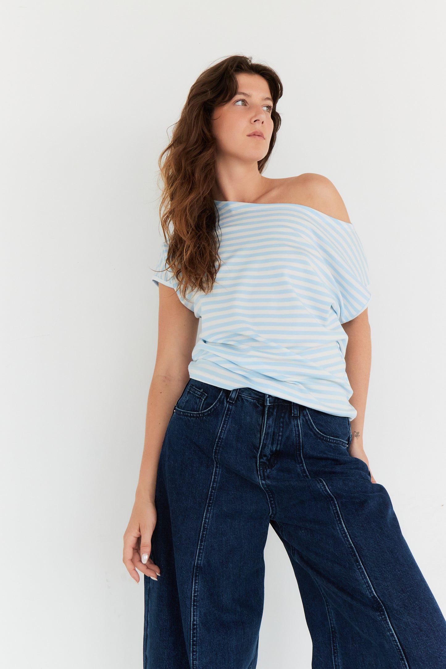 T-SHIRT LISA BLEU
