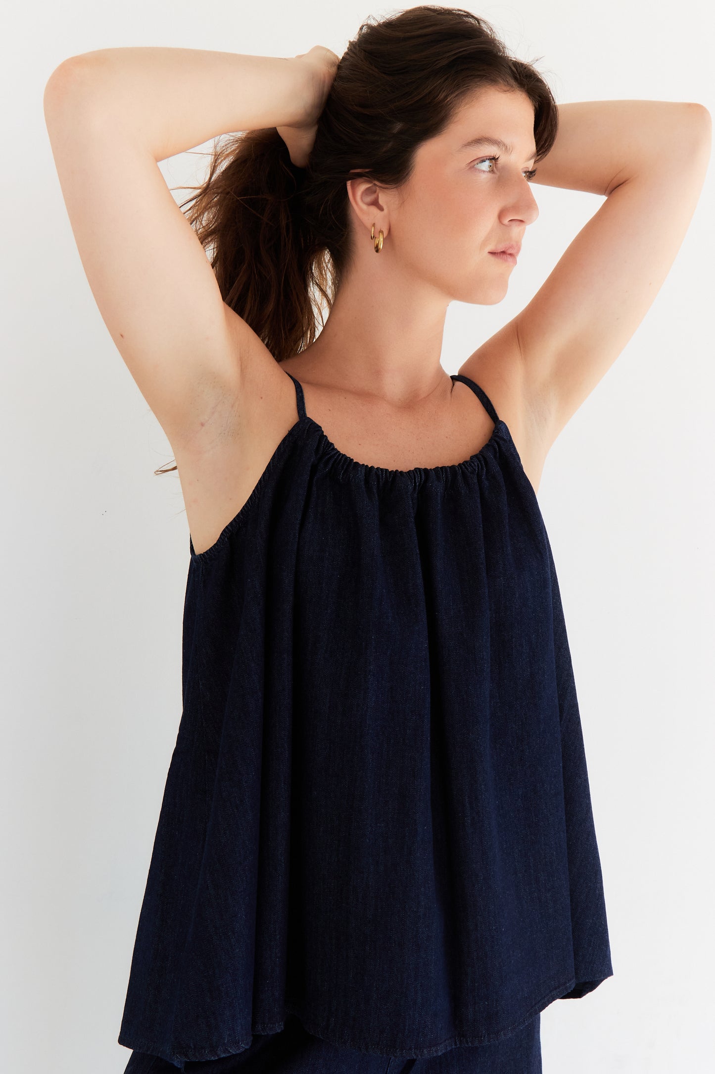 TOP IRIS BLEU JEAN