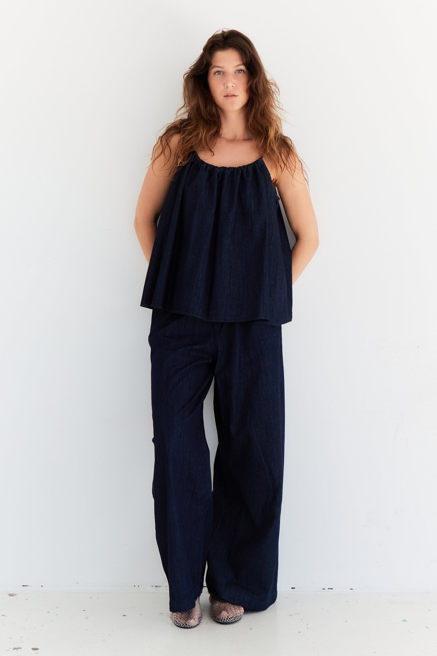 TOP IRIS BLEU JEAN