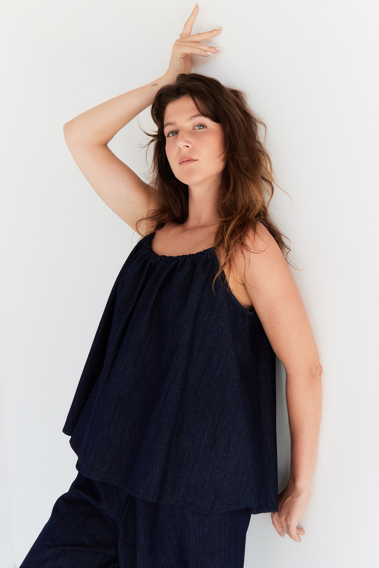 TOP IRIS BLEU JEAN