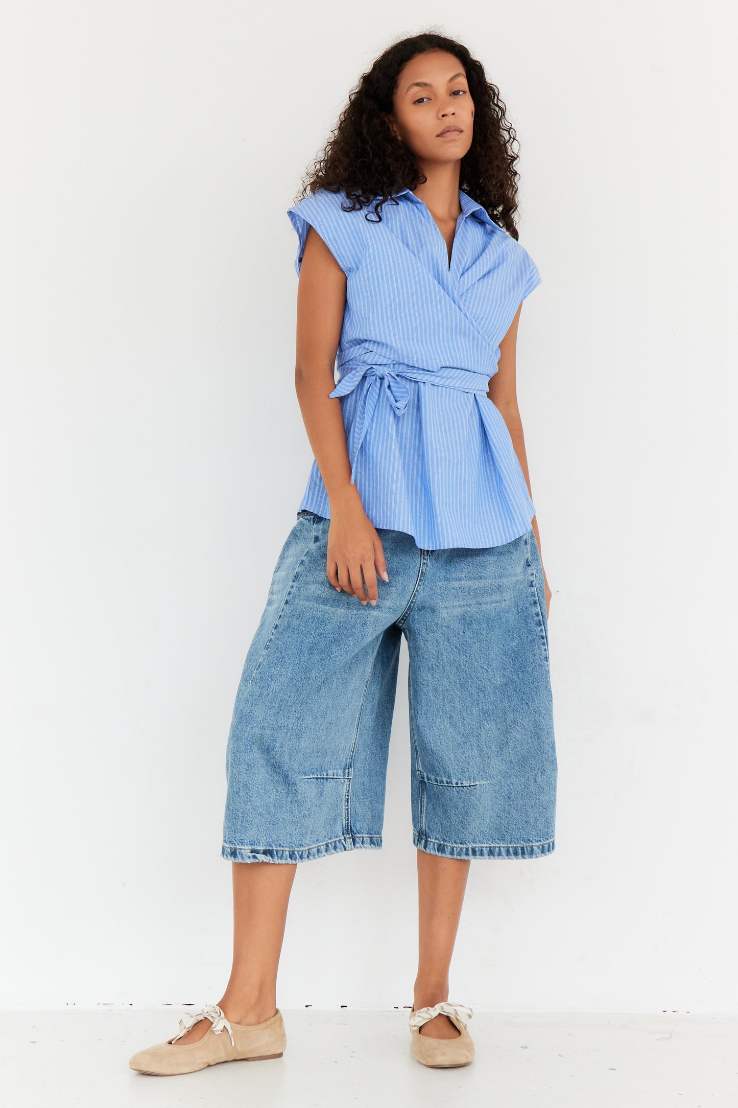 CHEMISE CAMILLE BLEU CLAIR