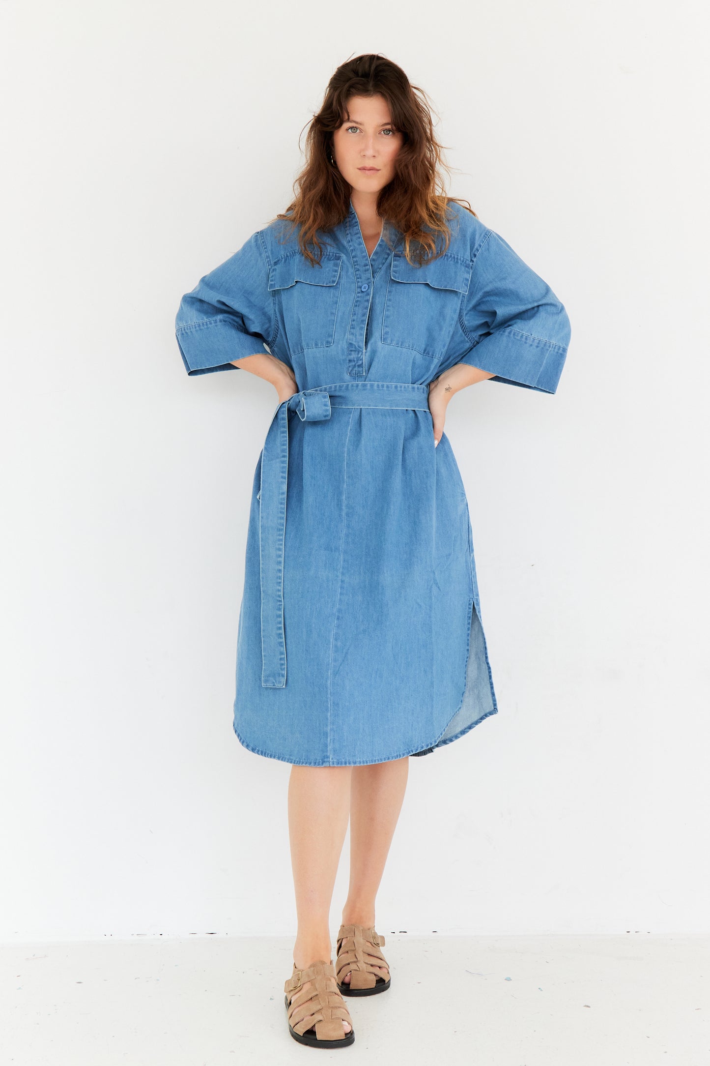ROBE MATHILDE BLEU