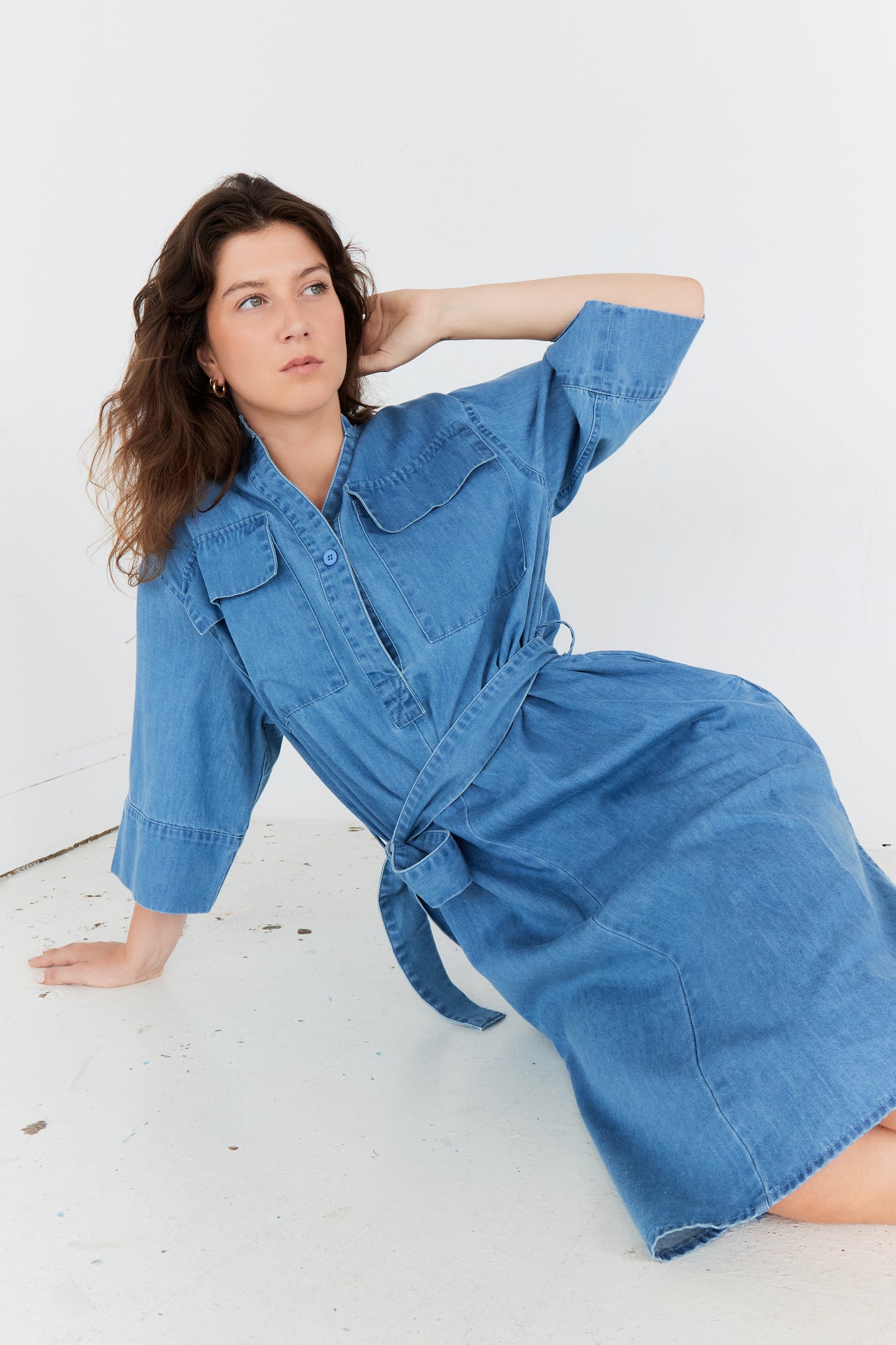 ROBE MATHILDE BLEU