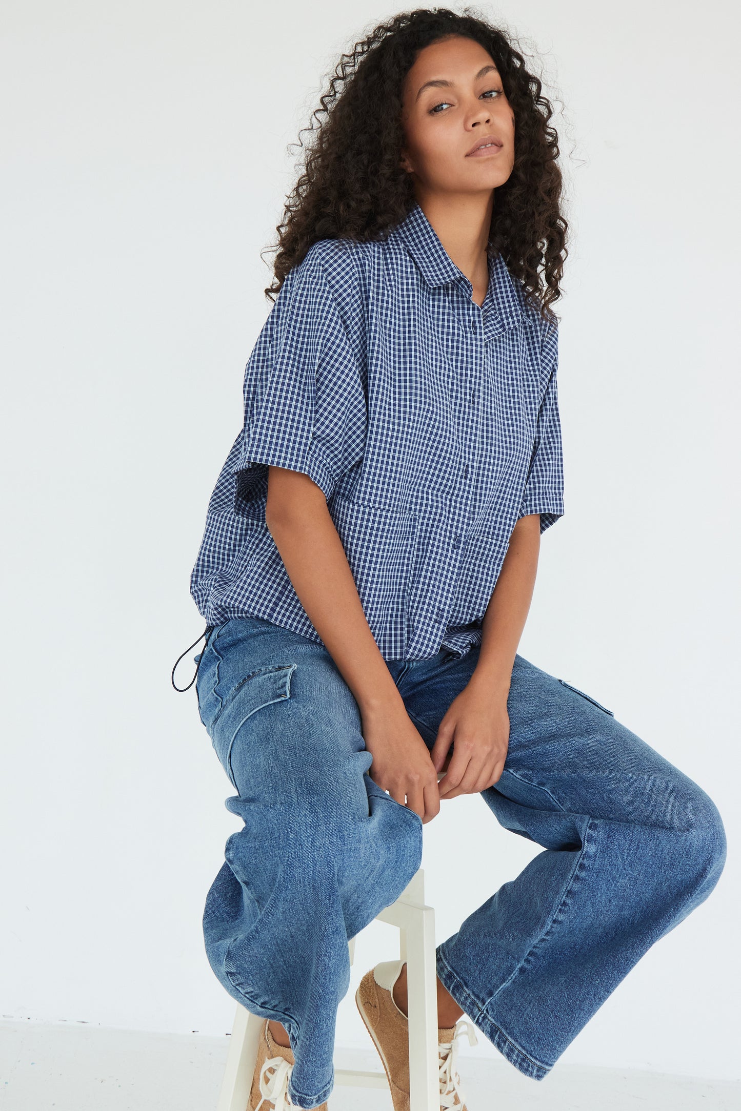 CHEMISE CLEIA CARREAU