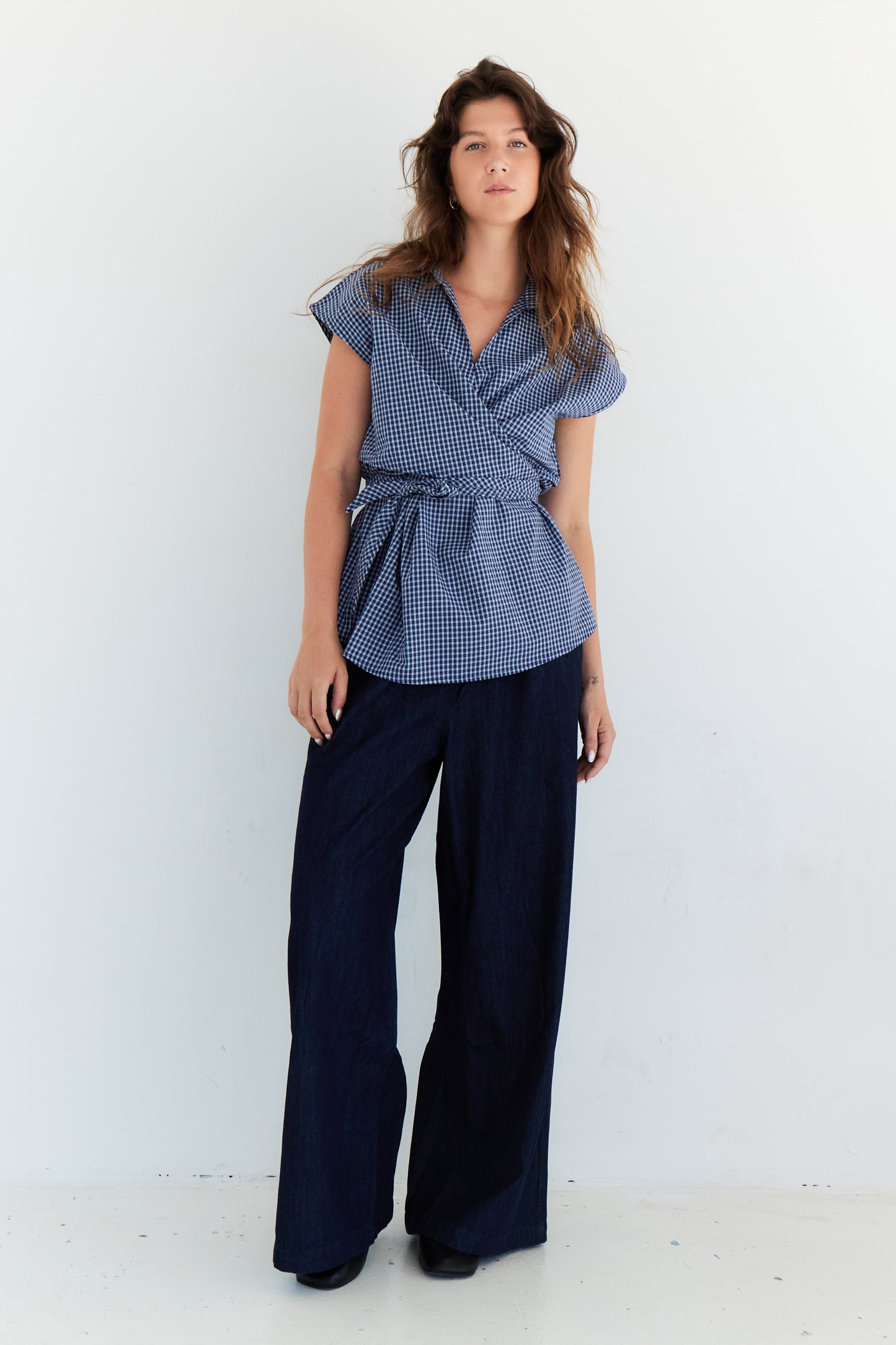 CHEMISE CLAUDIA BLEU FONCE