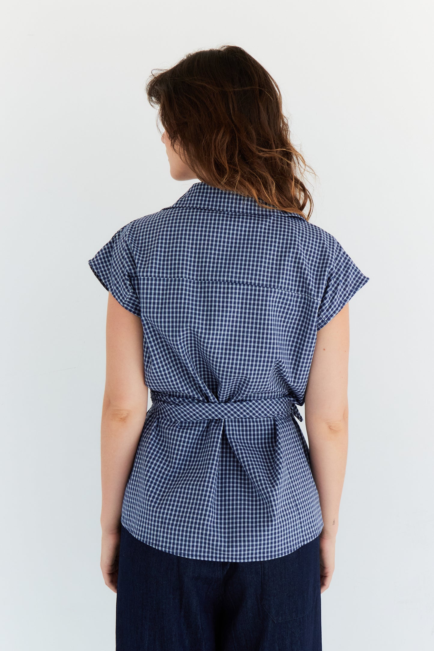 CHEMISE CLAUDIA BLEU FONCE