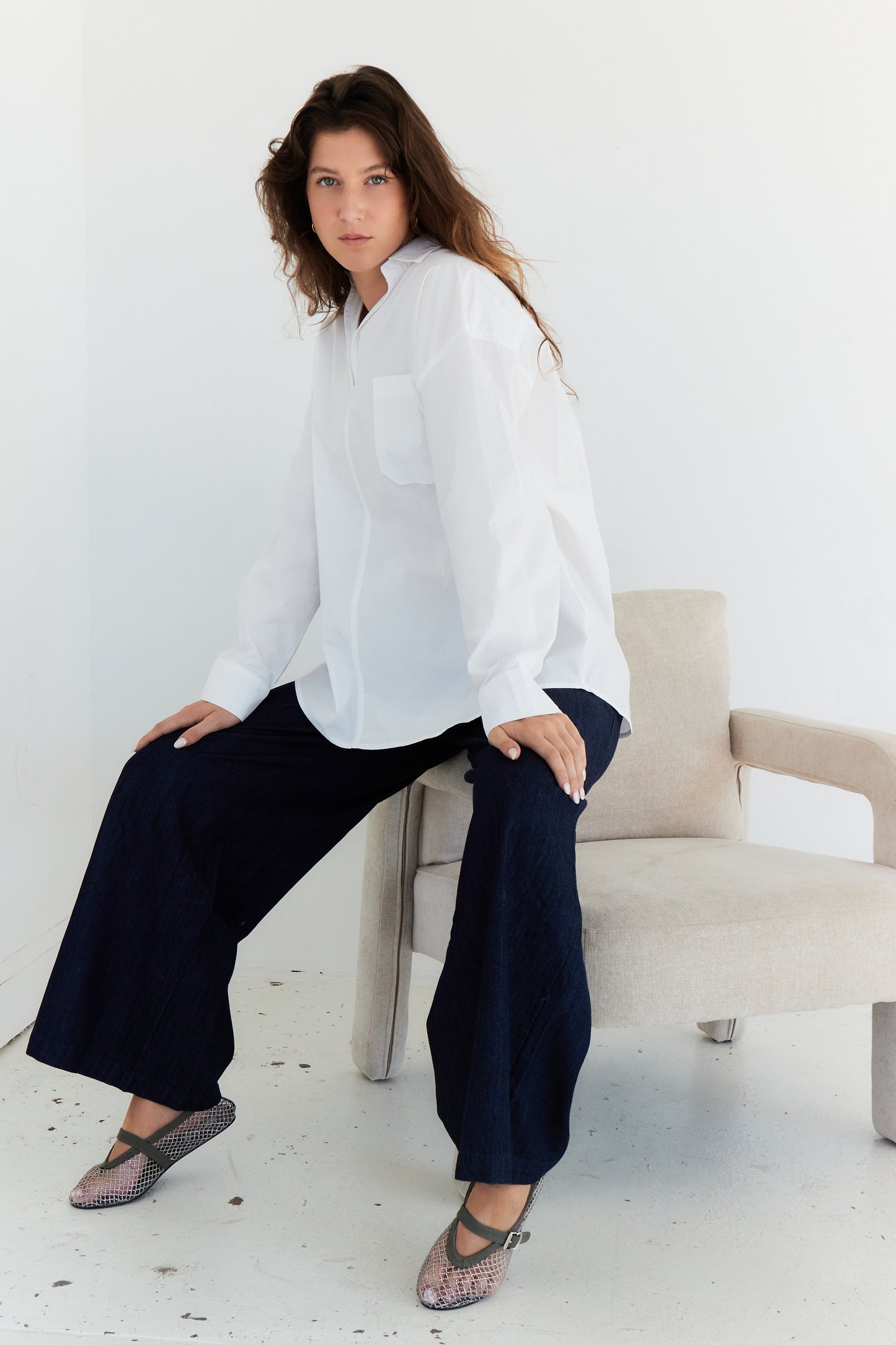 CHEMISE SOLANGE BLANCHE