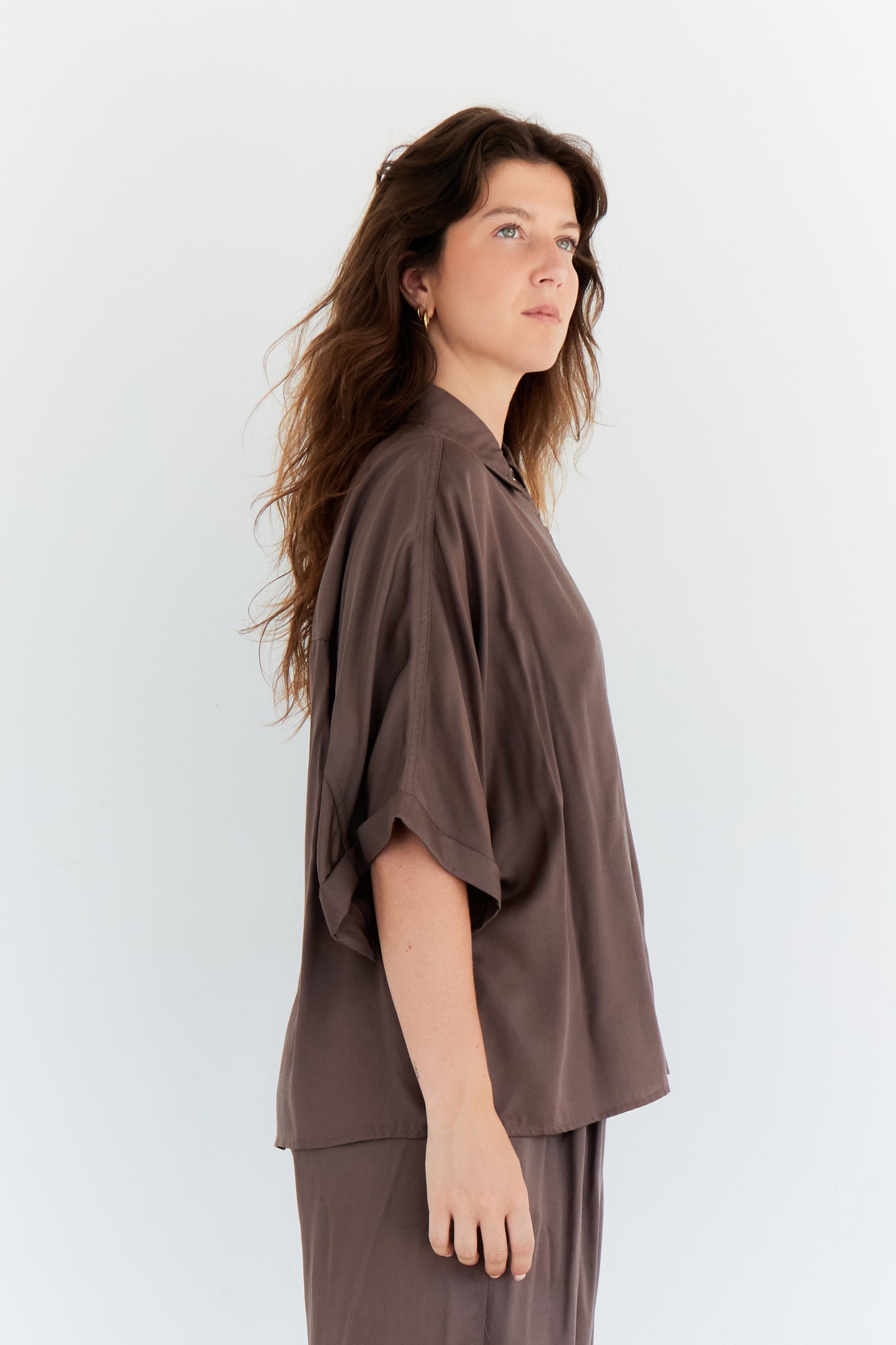 CHEMISE SAGE CHOCOLAT