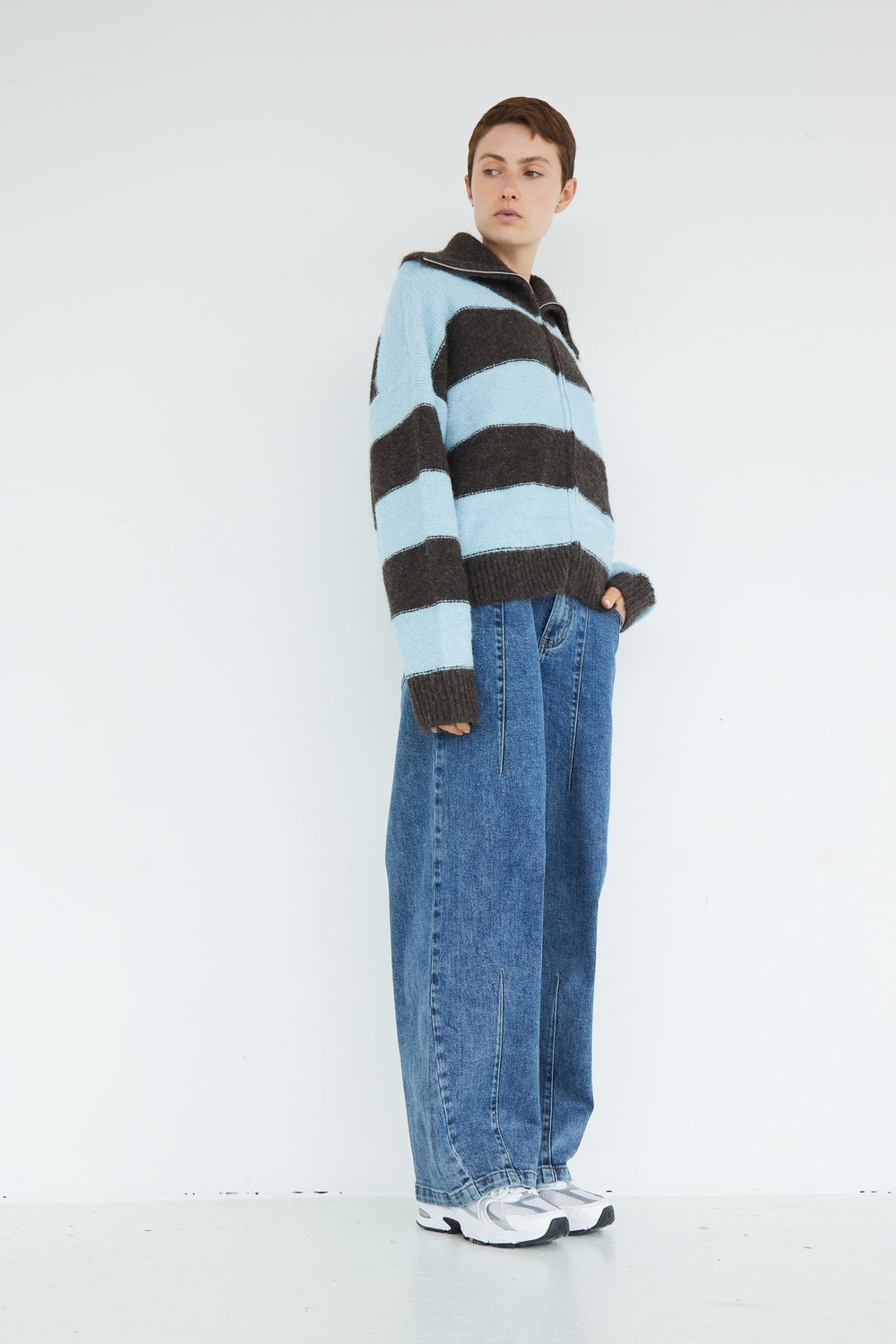 NAWEL BLUE WAISTCOAT