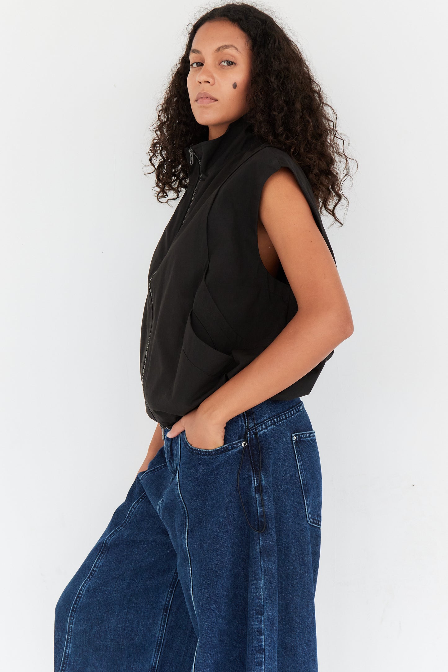 GILET TESS NOIR