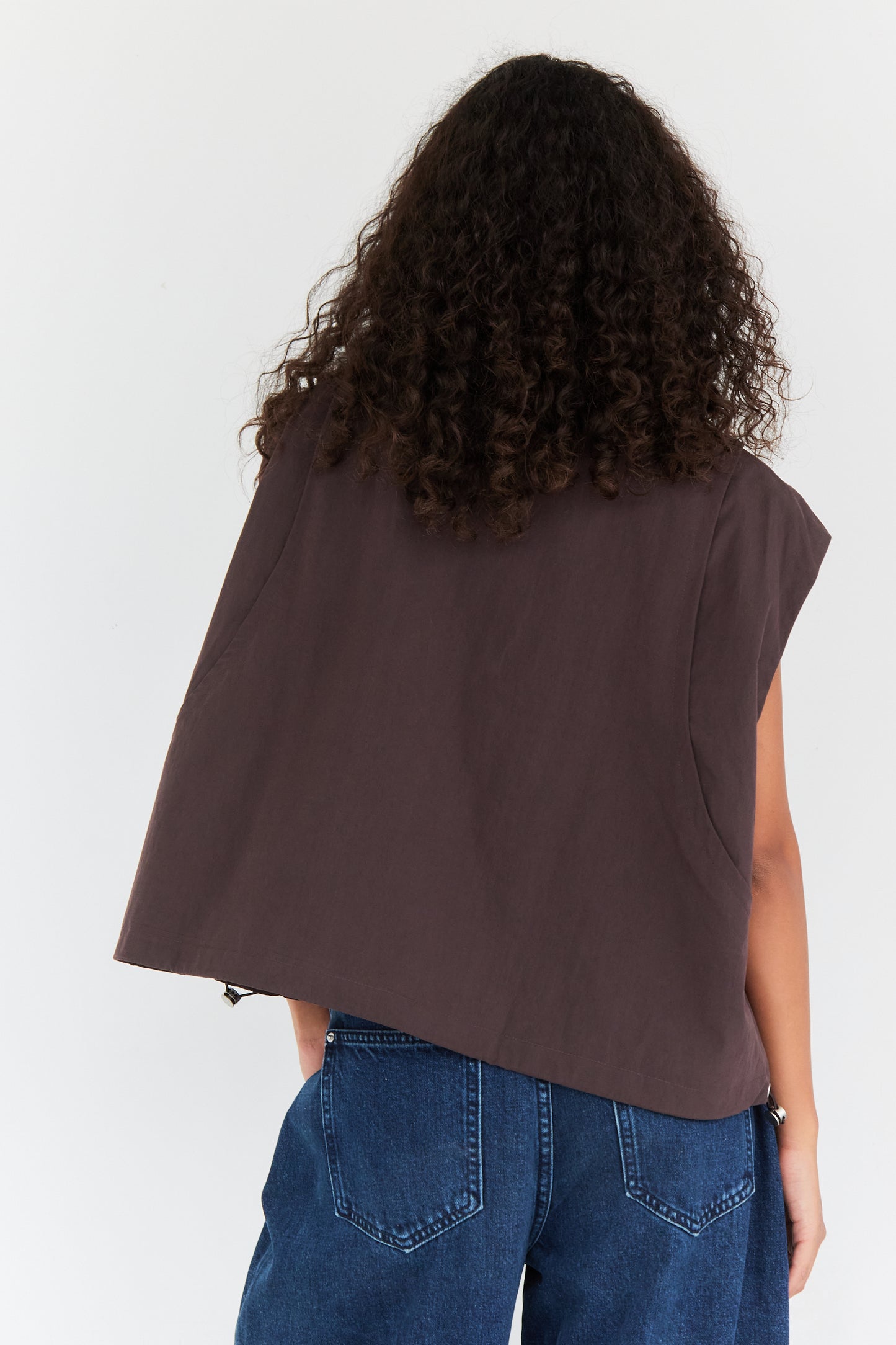 GILET TESS CHOCOLAT