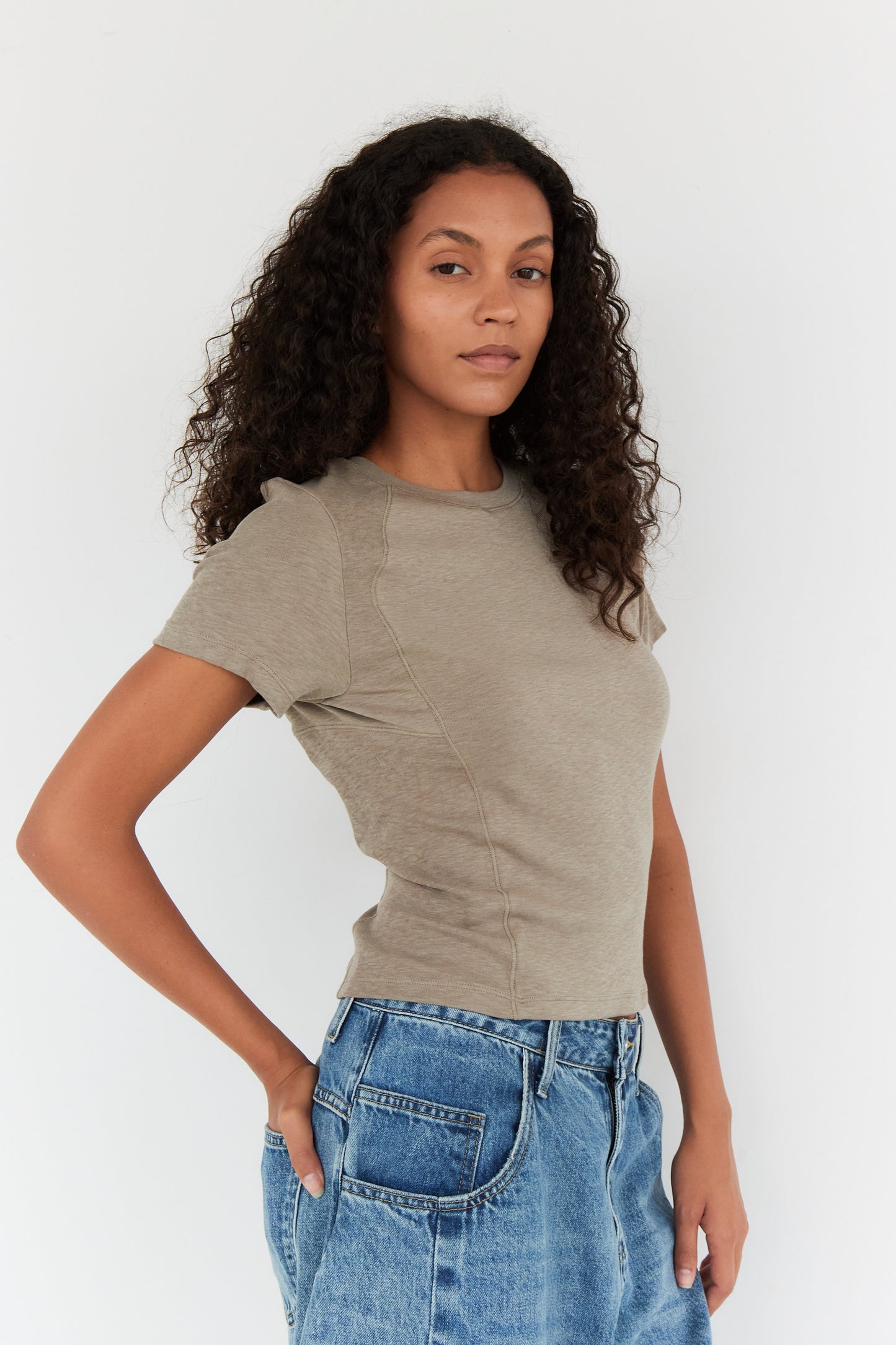 T-SHIRT FAYE OLIVE