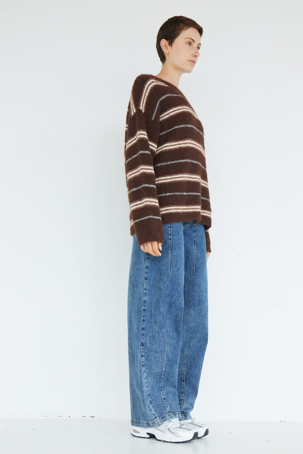 PULL ALINE CHOCOLAT