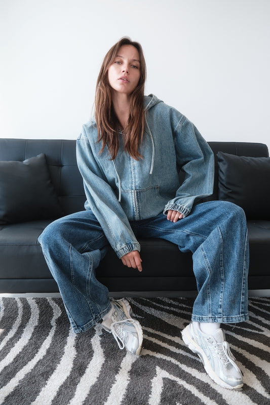 VESTE TYNE BLEU