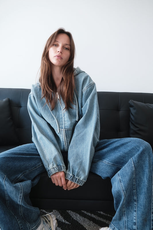 VESTE TYNE BLEU