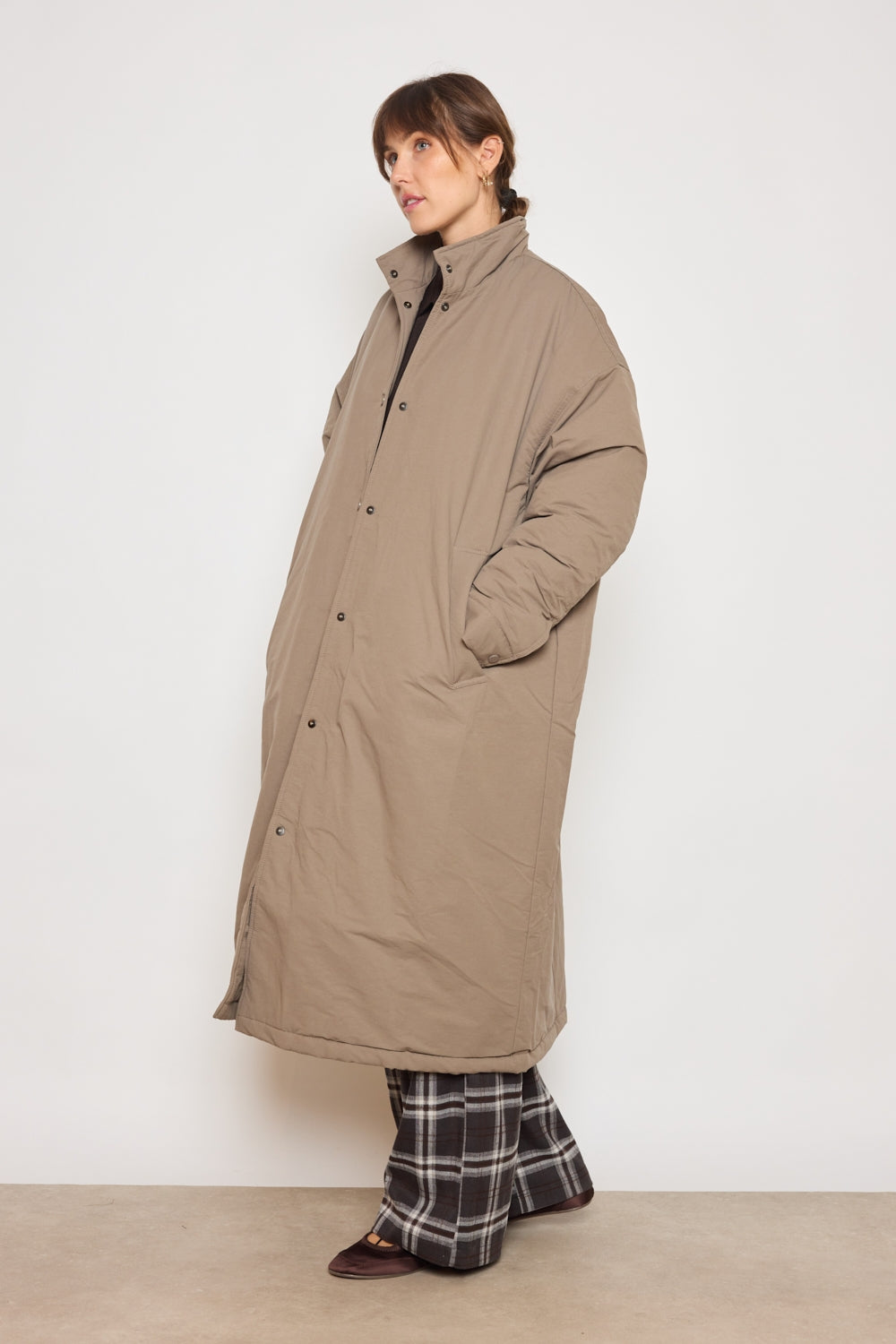 MANTEAU ELAN TAUPE