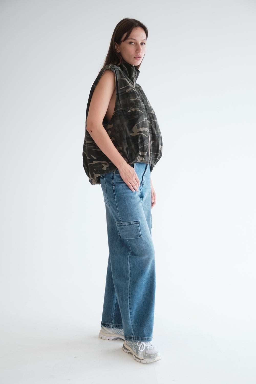 GILET DANI KAKI