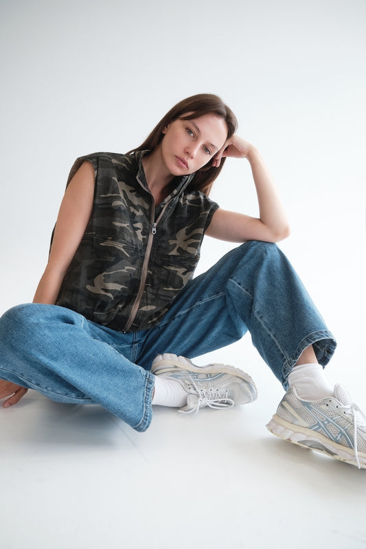 GILET DANI KAKI