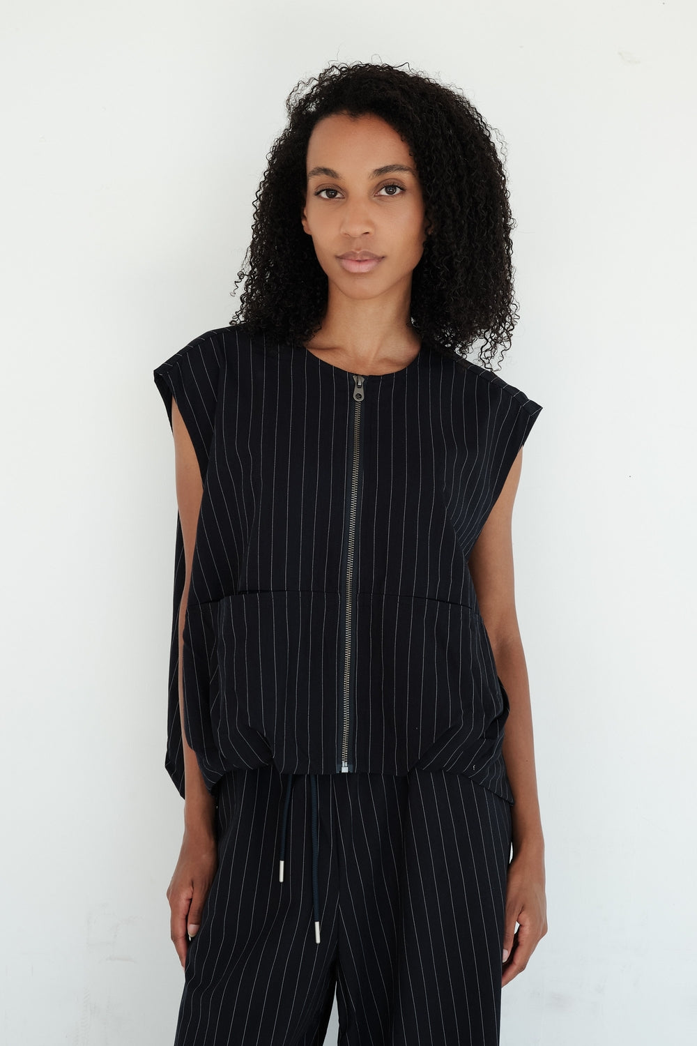 VESTE SANS MANCHE MILO MARINE