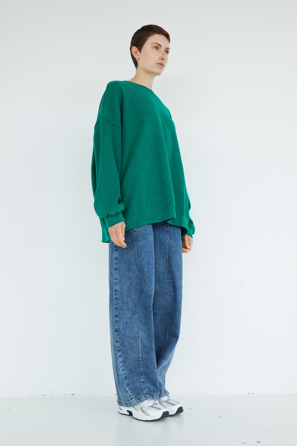 CHRISTINE DARK GREY SWEATSHIRT