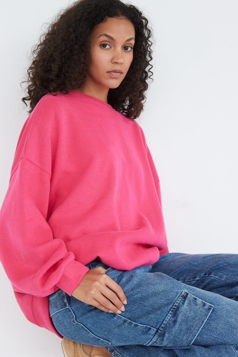 CHRISTINE DARK GREY SWEATSHIRT