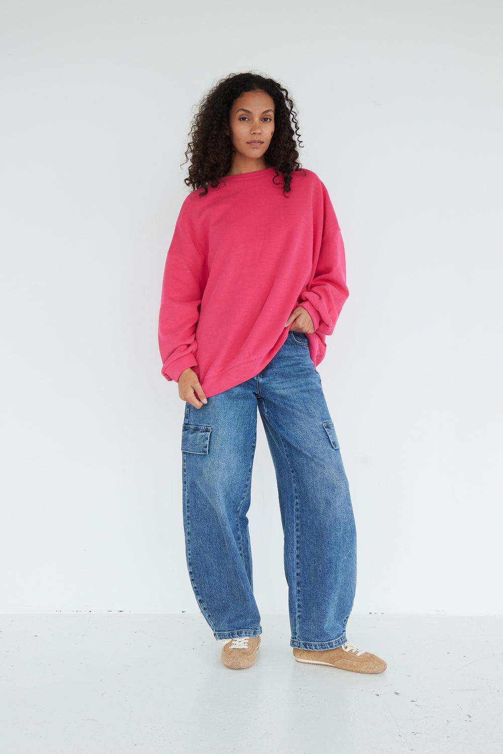 CHRISTINE DARK GREY SWEATSHIRT