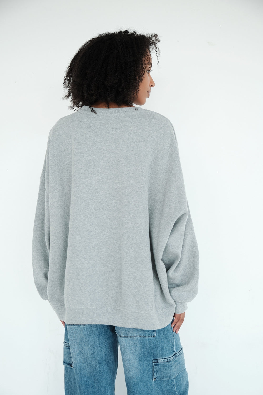 SWEAT CHRISTINE GRIS CHINE