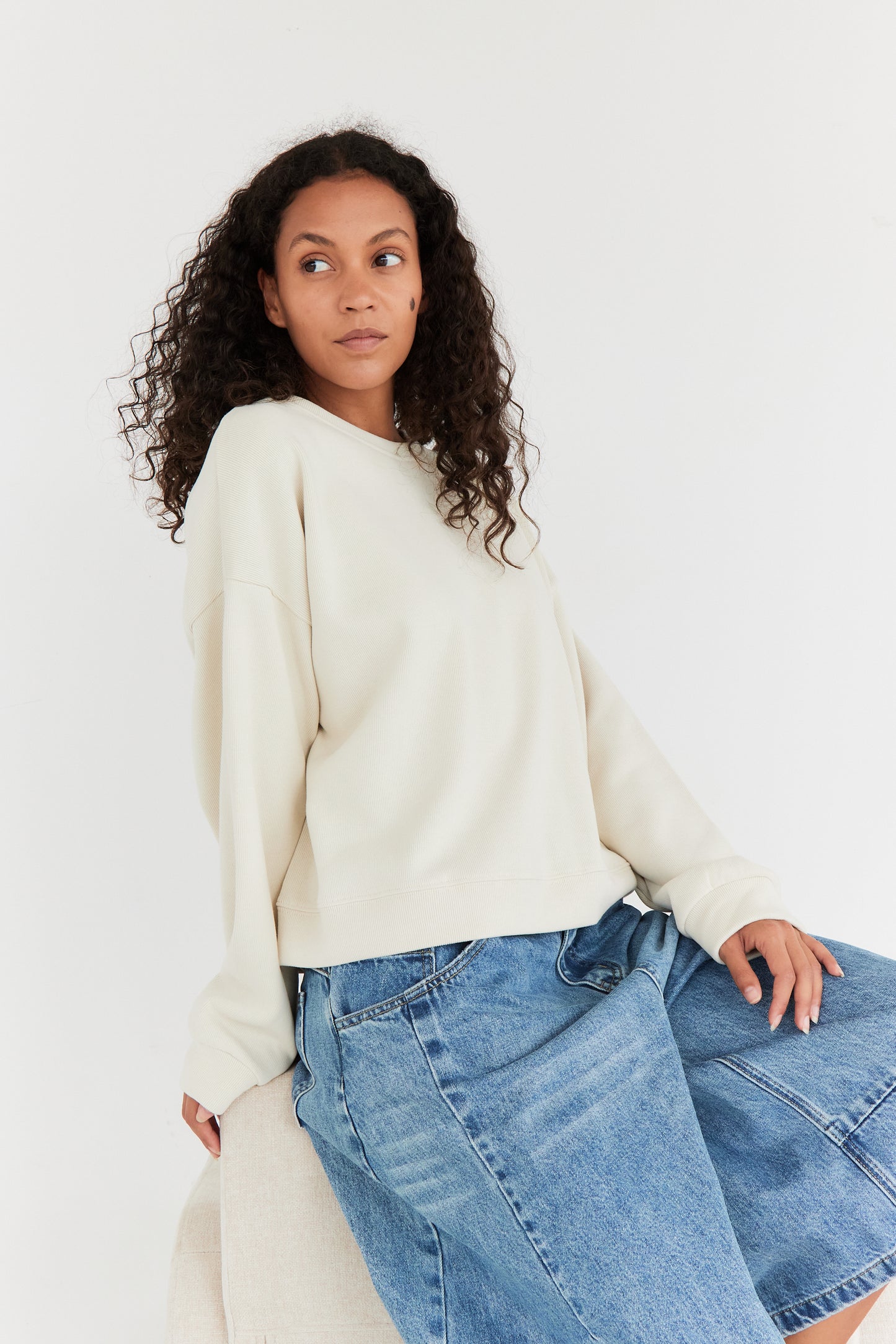 SWEAT NORA CREME